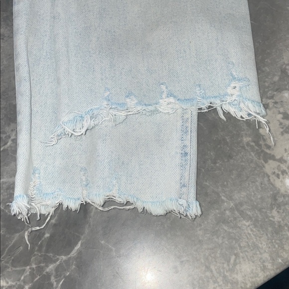 Light Blue Distressed Jeans - Picture 2 of 6